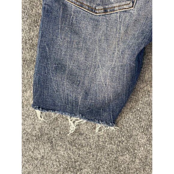 American Eagle mens size 28 airflex + denim jean shorts Distressed pre-owned - Picture 16 of 16